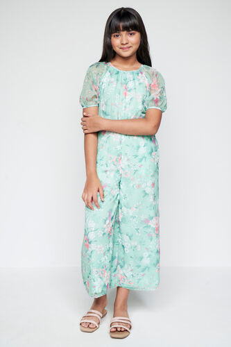 Floret Casual Jumpsuit, Green, image 1